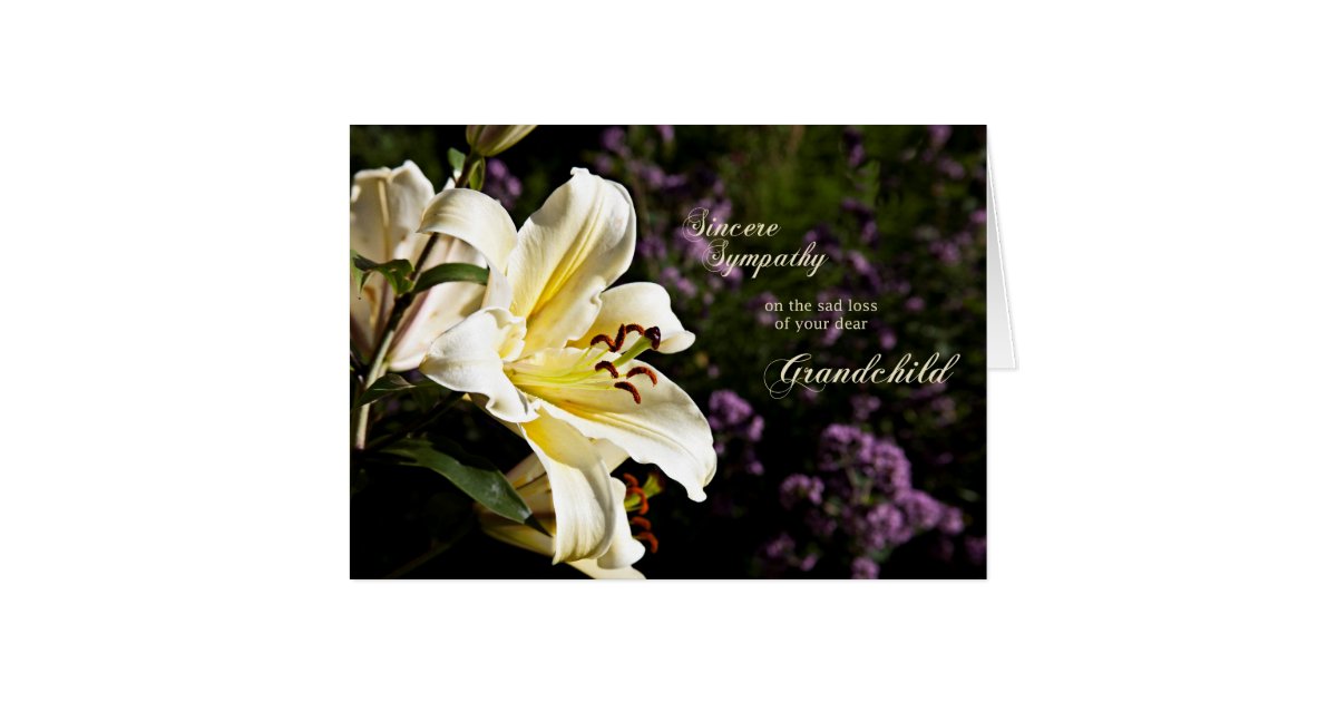 Grandchild Cards | Zazzle : Baby Shower Card Message From Grandparents For Kids
