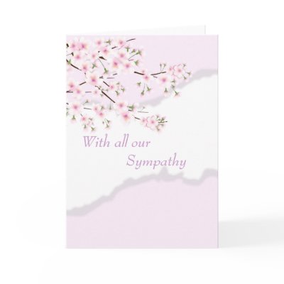 Sympathy or Thank you cards - Cherry Blossoms by Pixel_Bunneh