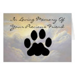 Sympathy (Pet) Card cards