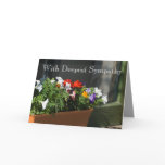 Sympathy Template Card