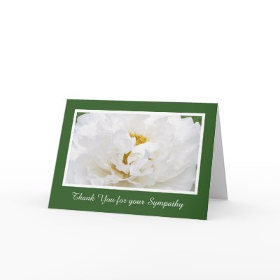 Sympathy Thank You Card by KathyHenis