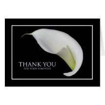 Sympathy Thank You Card