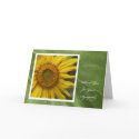 Sympathy Thank You Card -- Sunflower Thank You by KathyHenis Sympathy Thank You Card -- Sunflower Thank You
