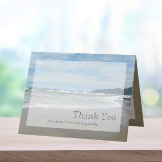 Sympathy Thank You Note Card card
