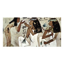 Symposium Detail By Maler Der Grabkammer Des Thot Photo Card