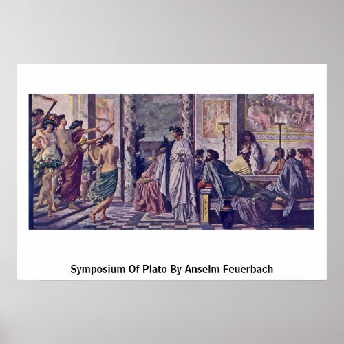 Symposium Of Plato By Anselm Feuerbach Print