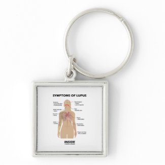 Symptoms Of Lupus Inside (Autoimmune Disorder) keychain