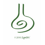 SymTell Green Introverted Symbol t-shirts