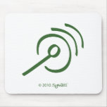 SymTell Green Self-Centered Symbol Mousepads