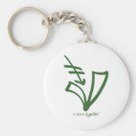 SymTell Green Unlovable Symbol Key Chain
