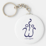 SymTell Purple Loving Symbol Key Chains
