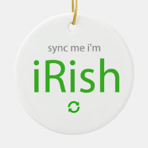 Sync Me I'm iRish.png Ornament