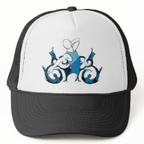 Synch Swimming Illustration hats
