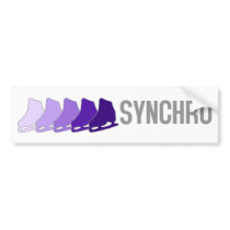 Synchro Skates bumper stickers