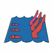Synchronized Swimming embroidered shirts by ZazzleEmbroidery Synchronized Swimming embroidered shirts