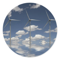 Syncronised Wind Turbines Stickers