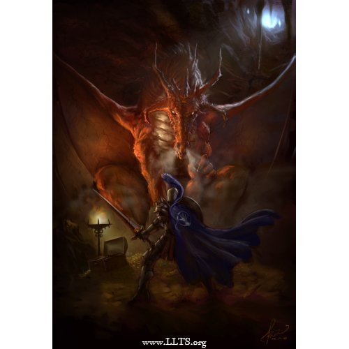 Synd Dragon Knight Canvas print