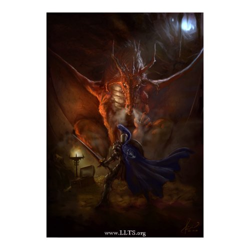 Synd Dragon Knight Canvas print