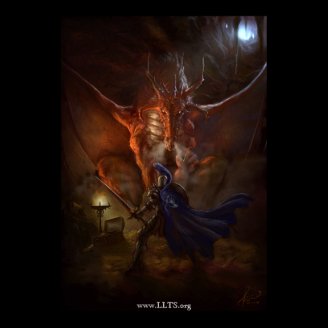 Synd Dragon Knight Canvas Print