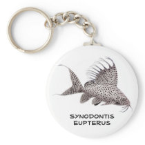 Synodontis eupterus Catfish Keychain