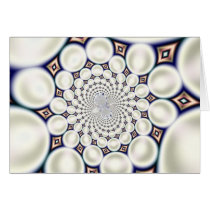 Synthetic Circles Greeting Cards