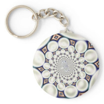 Synthetic Circles Keychain