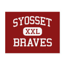 Syosset - Braves - High School - Syosset New York postcards by customteamsportswear Syosset - Braves - High School - Syosset New York postcards