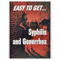 Syphilis And Gonorrhea Full Color Flyer