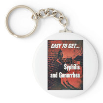 Syphilis And Gonorrhea Key Chain