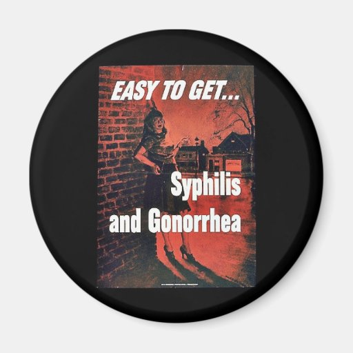 Syphilis And Gonorrhea Magnet