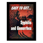 Syphilis And Gonorrhea Postcards