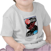 Syphilis Awareness & Prevention WPA Advertisement Tee Shirt