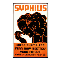 Syphilis. False shame Advertisement Poster posters by inquester Syphilis. False shame Advertisement Poster posters
