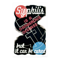 Syphilis Is Dangerous 1941 WPA posters