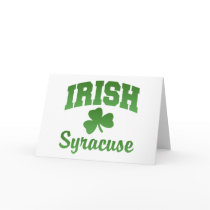 Syracuse Irish Greeting Card by irish_shirts Syracuse Irish Greeting Card