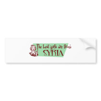 SYRIA BUMPER STICKER