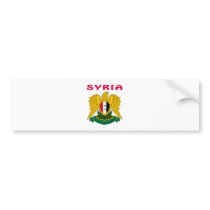 SYRIA Coat Of Arms Bumper Stickers