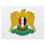 Syria. Coat of Arms flyers