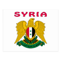 SYRIA Coat Of Arms Post Card