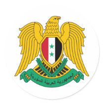 Syria coat of arms stickers