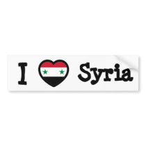 Syria Flag Bumper Sticker