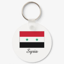 Syria Flag Design keychains