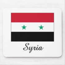 Syria Flag Design mousepads