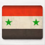 Syria Flag Distressed Mousepad
