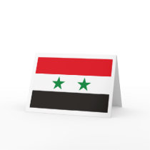 Syria Flag Greeting Card