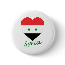 Syria Flag Heart Pins
