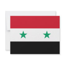Syria flag invitations