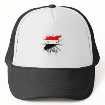 Syria Flag Map 2.0 Trucker Hats