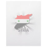 Syria Flag Map 2.0 Custom Letterhead