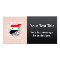 Syria Flag Map 2.0 Photo Cards